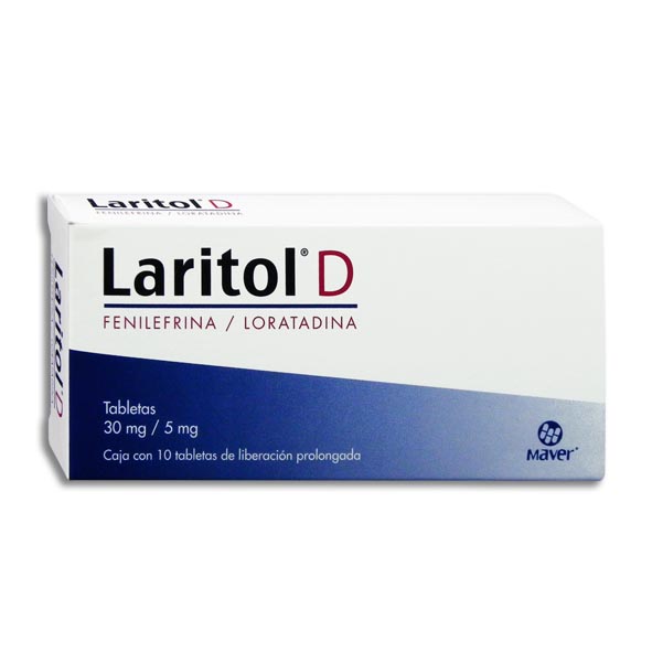 LARITOL-D c/10 TABS. L.P. 5/30 MG.