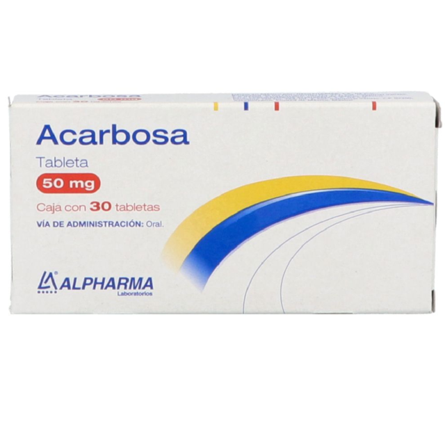 ACARBOSA (Alpharma) c/30 TABS. 50 MG.