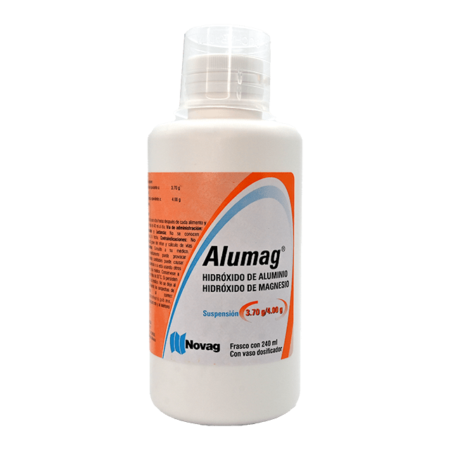 ALUMAG SUSP. Fco. 240 ML. 3.7-4.0 G/100 ML.