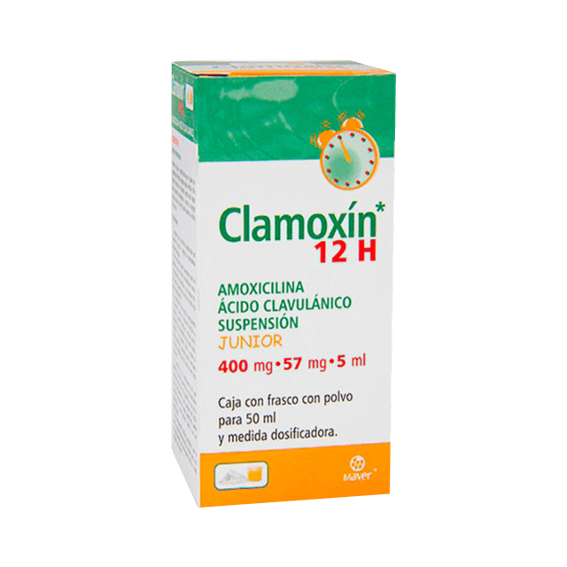 CLAMOXIN 12H SUSP. Junior Fco. 50 ML. 400-57 MG/5 ML.
