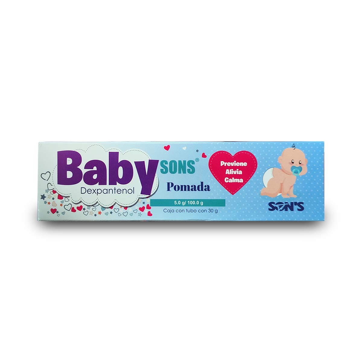 BABYSONS POMADA Tubo c/30 G. 5.0 G/100 G.
