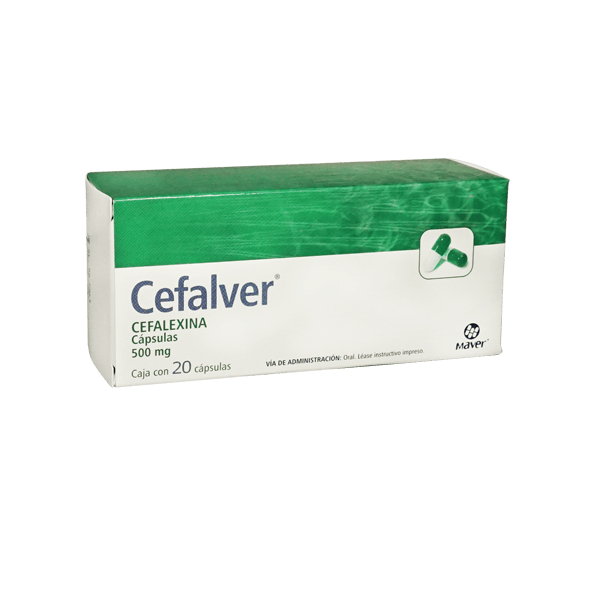 CEFALVER c/20 CAPS. 500 MG.
