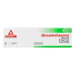 DEXAMETASONA (Amsa) Sol. Iny. c/1 AMPTA. 8 MG/2 ML.