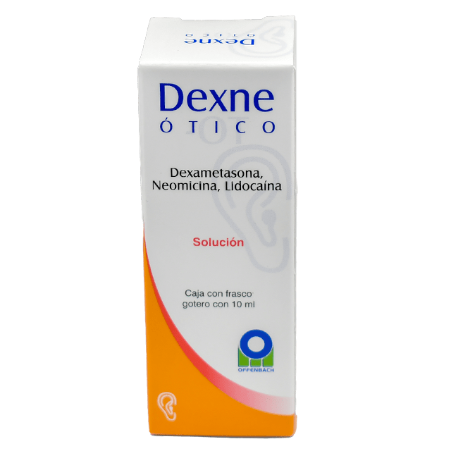 DEXNE ÓTICO SOL. Fco. Gotero 10 ML. 1.0-3.5-15.0 MG/1 ML.