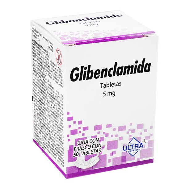 GLIBENCLAMIDA (Ultra) c/50 TABS. 5 MG.