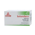 KETOROLACO (Amsa) Sol. Iny. c/3 AMPTAS. 30 MG/1 ML.
