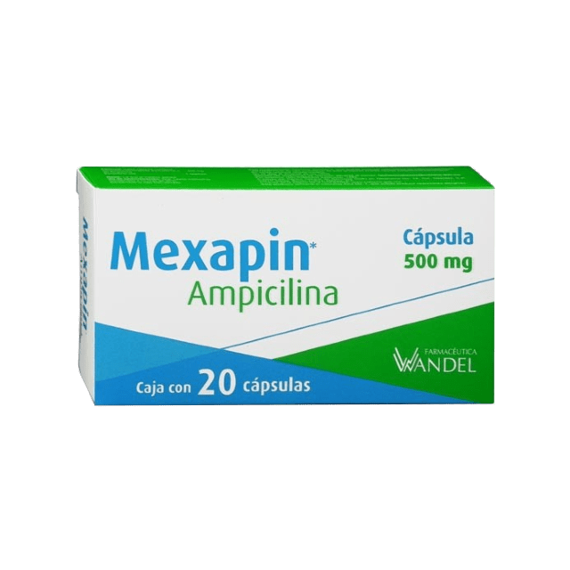 MEXAPIN c/20 CAPS. 500 MG.