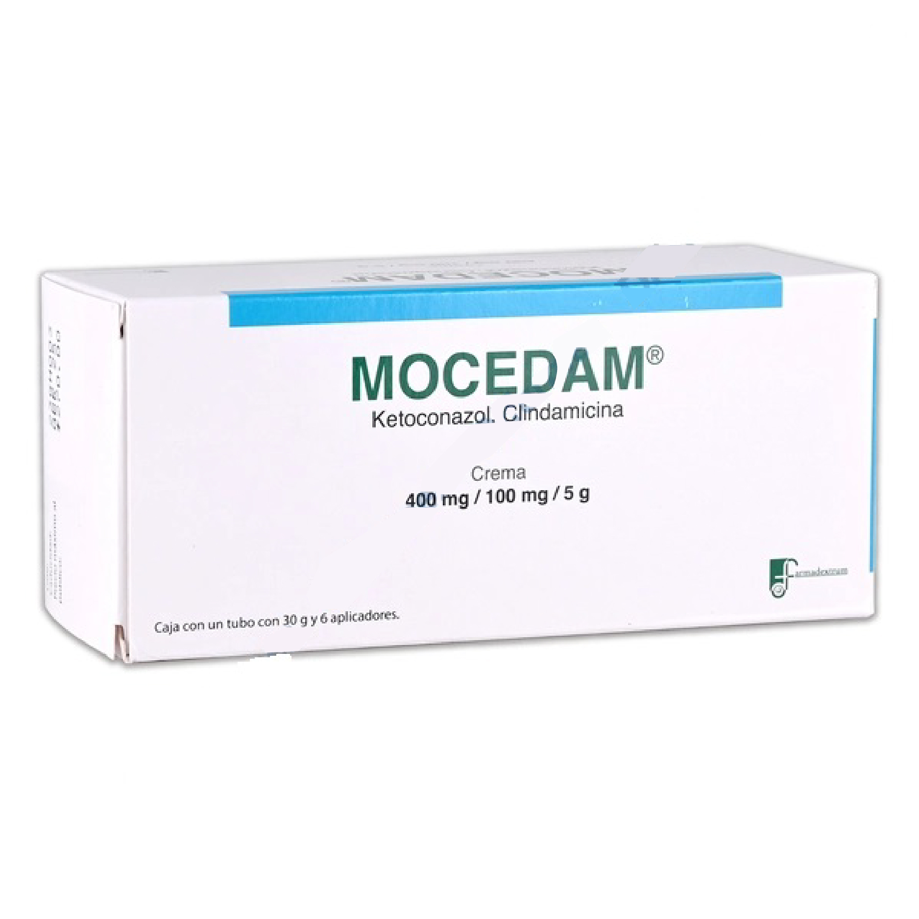 MOCEDAM Crema Vaginal TUBO c/30 G. 400-100 MG/5 G. y 6 Aplics.