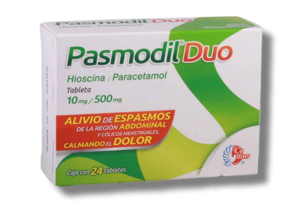 PASMODIL DUO c/24 TABS. 10/500 MG.